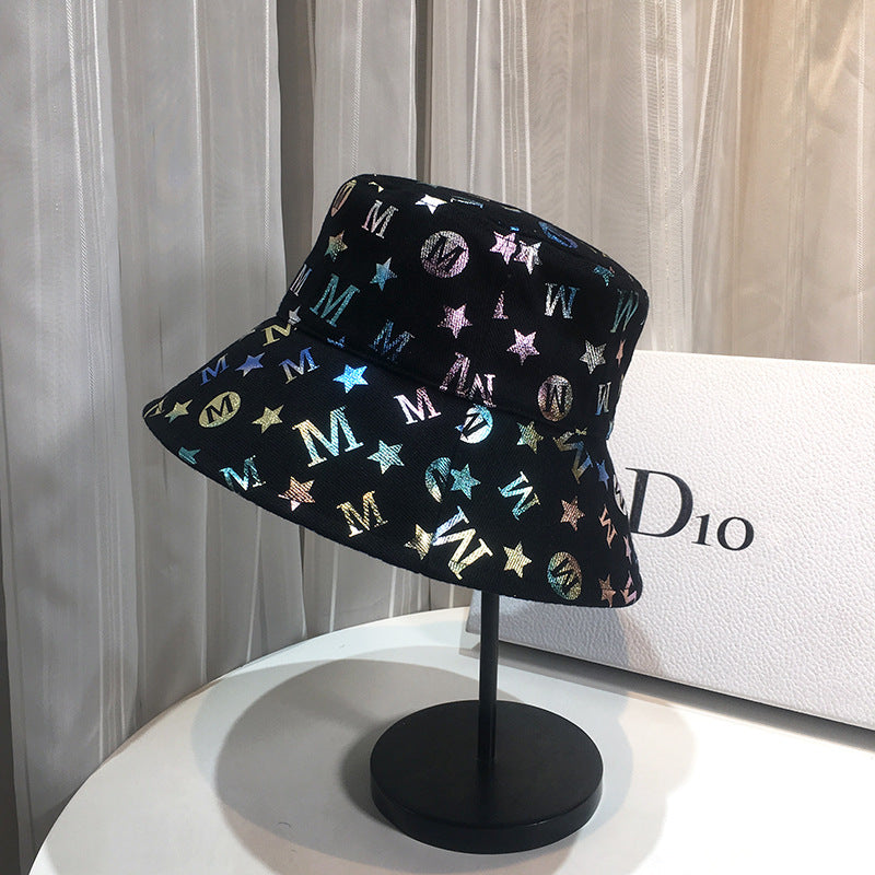 Letters sun hat sun protection sun hat street