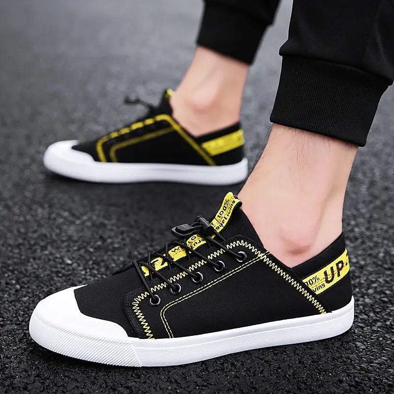 Canvas casual flat shoes