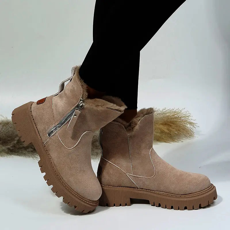 Thick Plush Snow Boots
