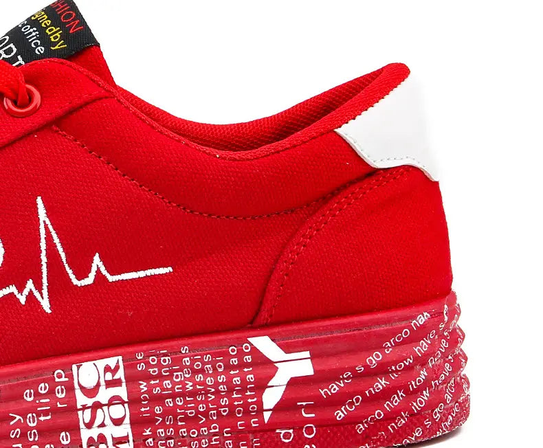 Flats Lace-up Casual Shoes Lover Sports Shoes Valentines Day