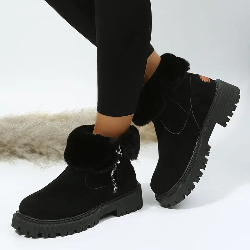 Thick Plush Snow Boots