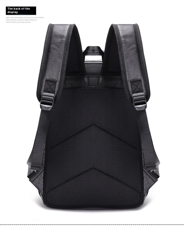 Multi-functional Retro Leather Backpack