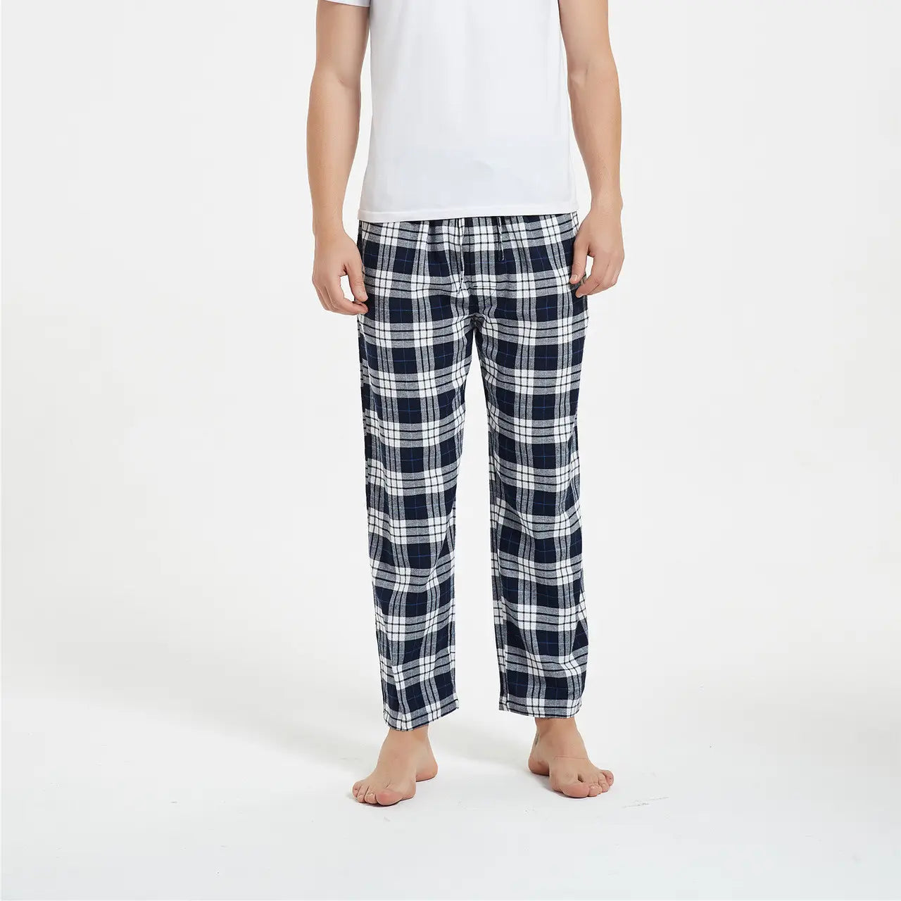 Men’s Plus Size Fleece Cotton Thickened Trousers