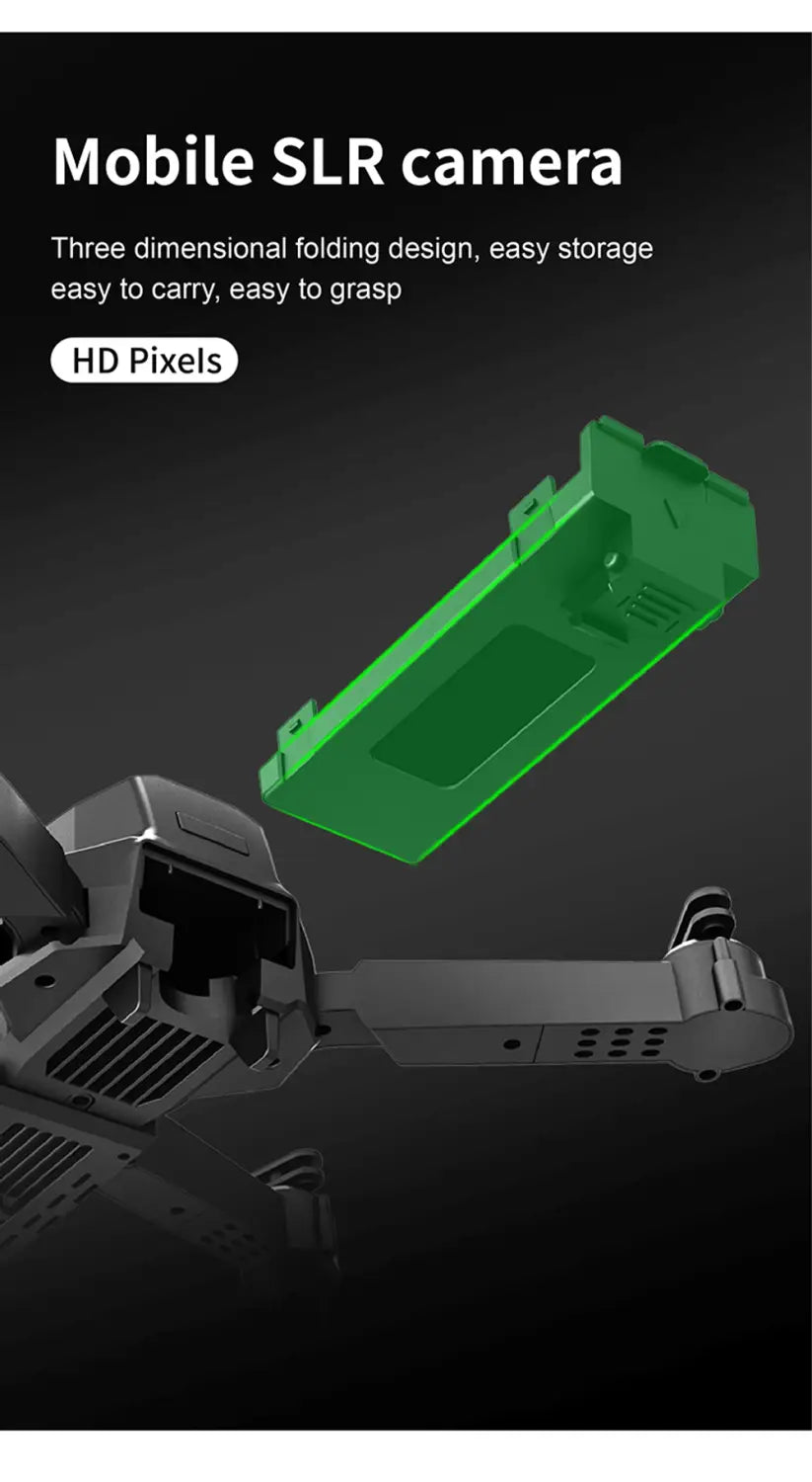 E99 Folding Drone Quadcopter Remote Control Handle Four Axis HD 4K Photography UAV Altitude Fixation