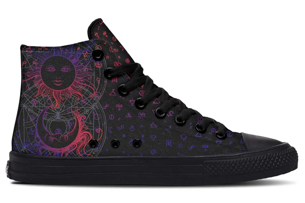 Printed Couple Canvas Shoes