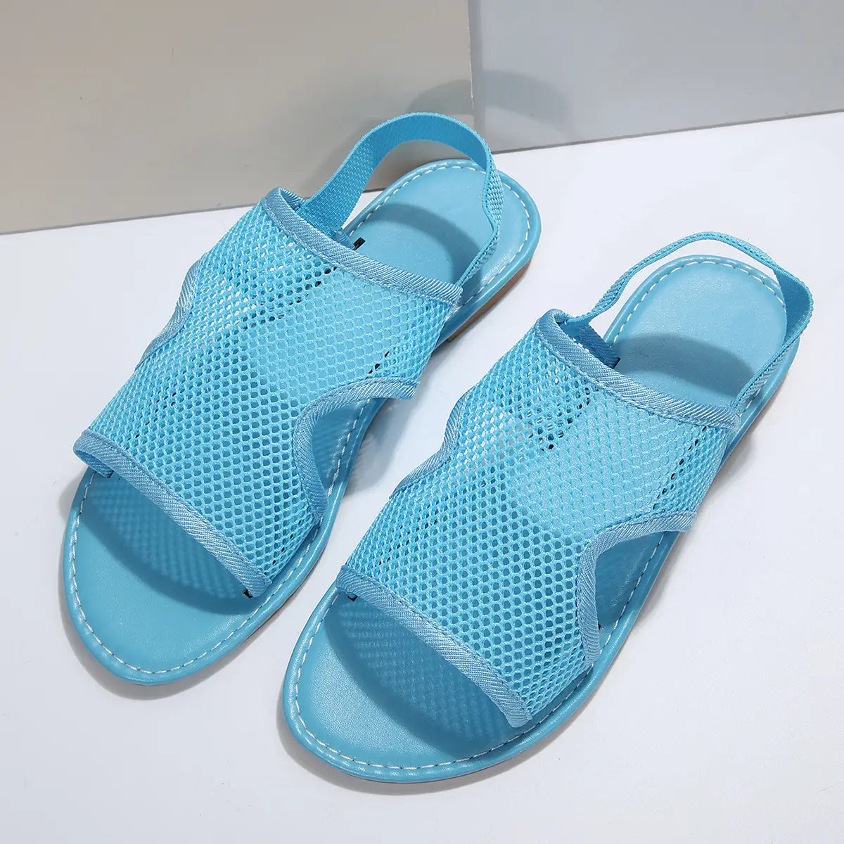 New Mesh Sandals Summer Casual Breathable Flat Shoes For Women Men Beach Shoes