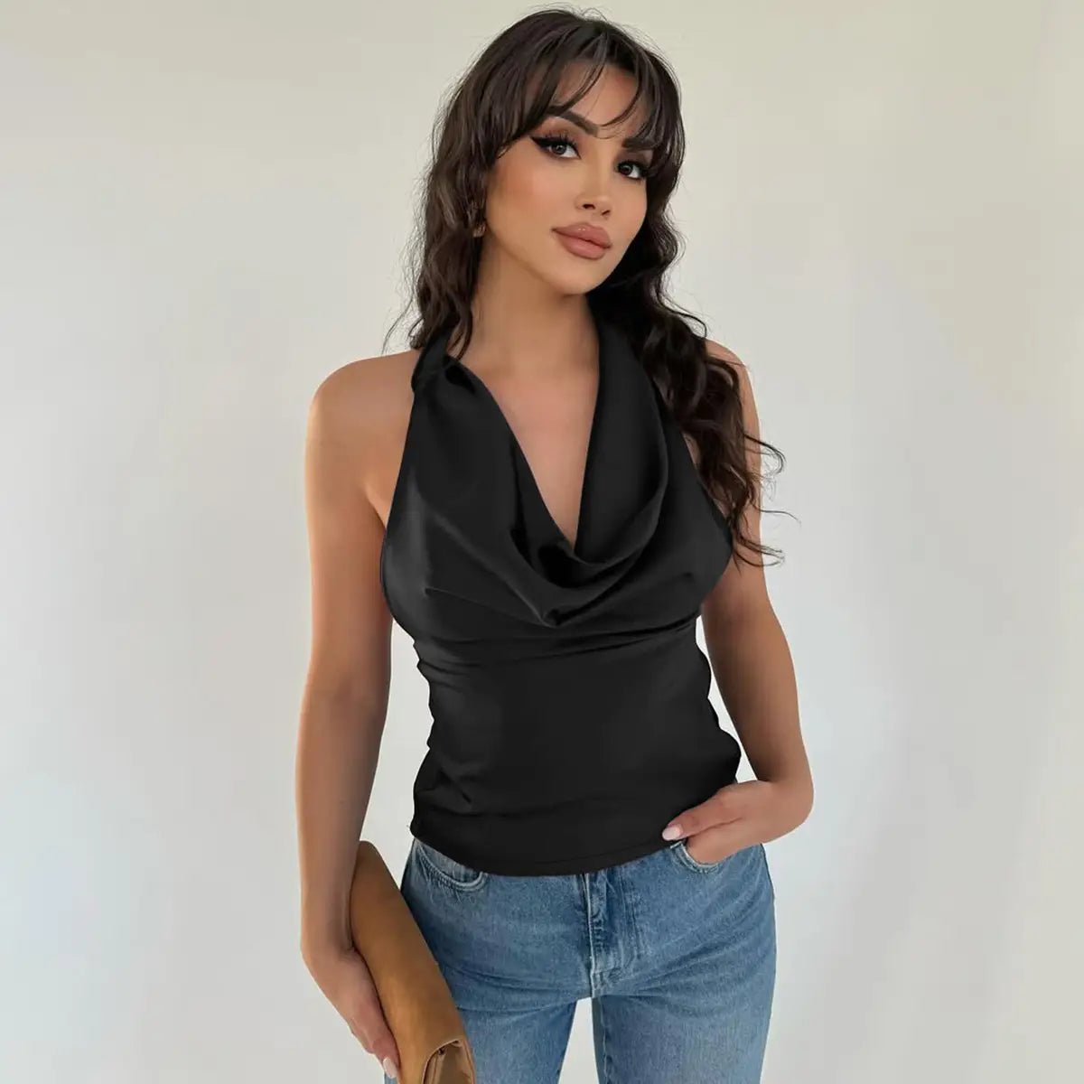 Women’s Halter Backless Top