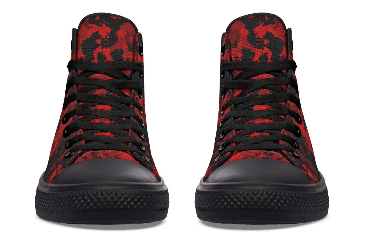 Printed Couple Canvas Shoes