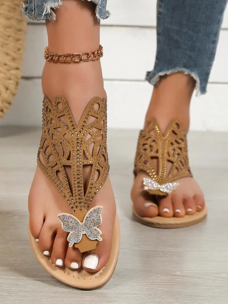 Slip-on Flip-toe Sandals