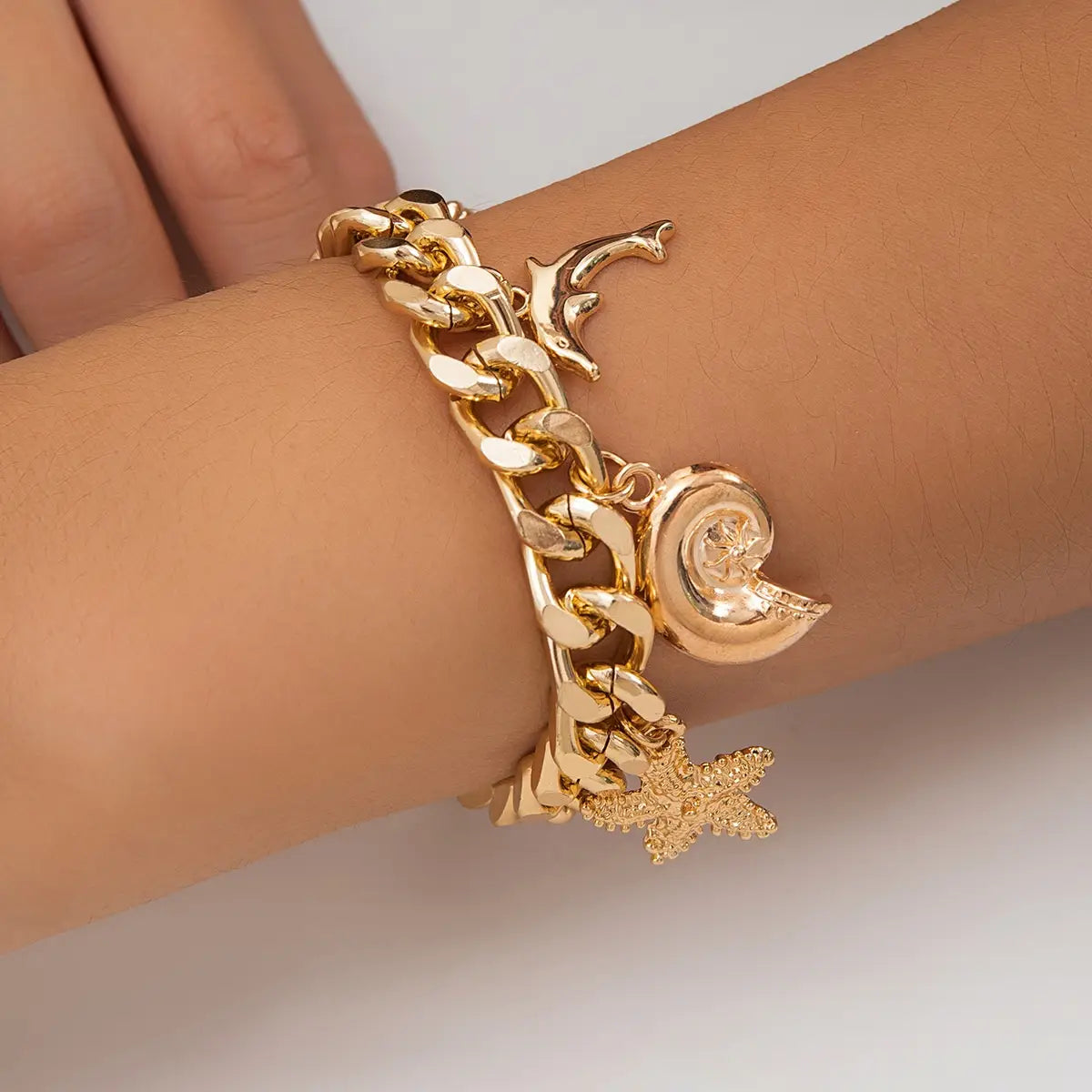 Fashion Ocean Style Pearl Bracelet And Necklace For Women Fashion Jewelry