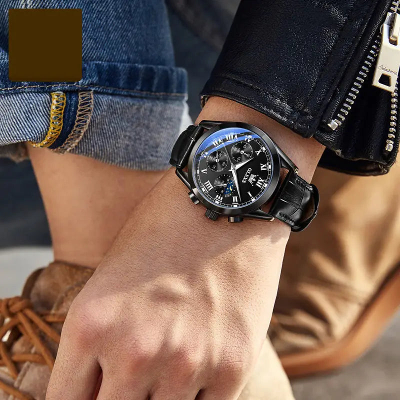 Luminous Chronograph Waterproof Quartz Men’s Watch