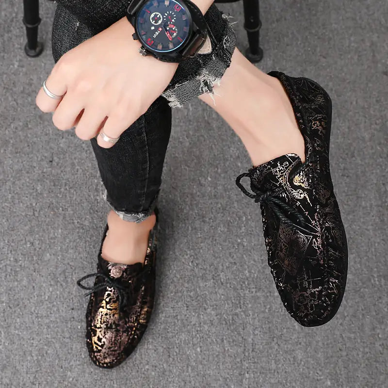 New men’s casual leather shoes