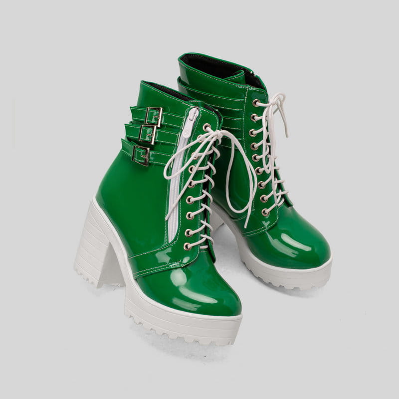 Women’s Autumn And Winter Thick Heeled Short Boots