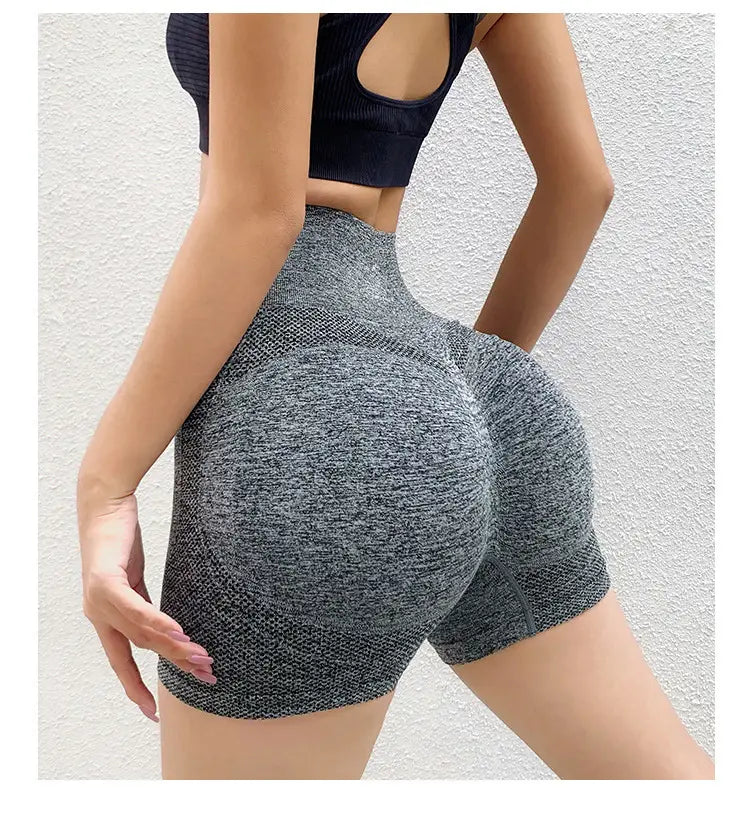 Fitness Yoga Shorts Pants Butt Lifting Seamless Leggings Women Gym