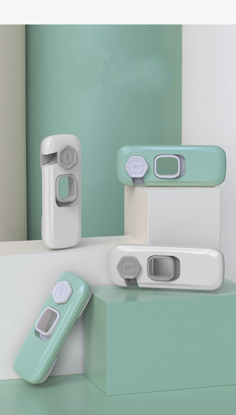Home Refrigerator Lock Fridge Freezer Door Catch Lock Toddler Kids Child Cabinet Safety Lock For Baby Safety Child Lock
