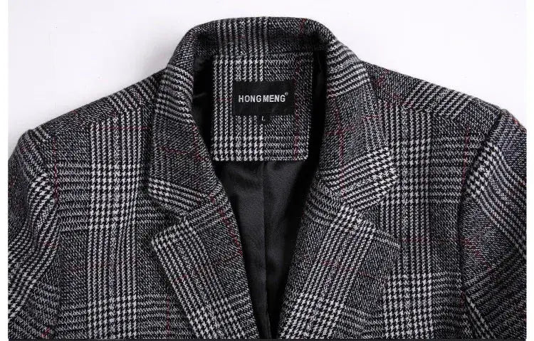 Men’s Mid-length Coat Youth Plus Size Jacket