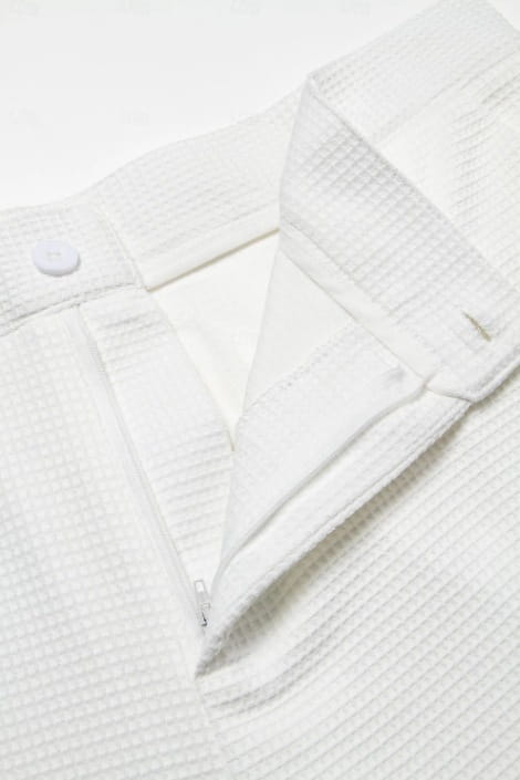 Casual Versatile Business Straight Men’s Fashion Waffle Suit Pants