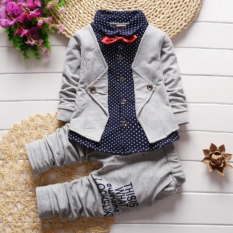 Children’s Children’s Suit Bow tie Sweater Small Trousers
