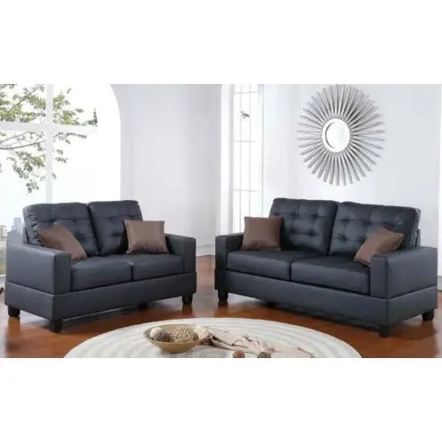 Living Room Furniture 2pc Sofa Set