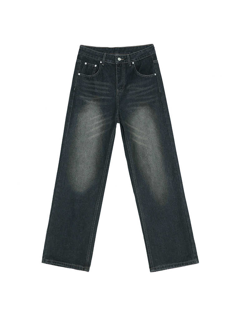 Retro Washed Jeans Men’s Autumn