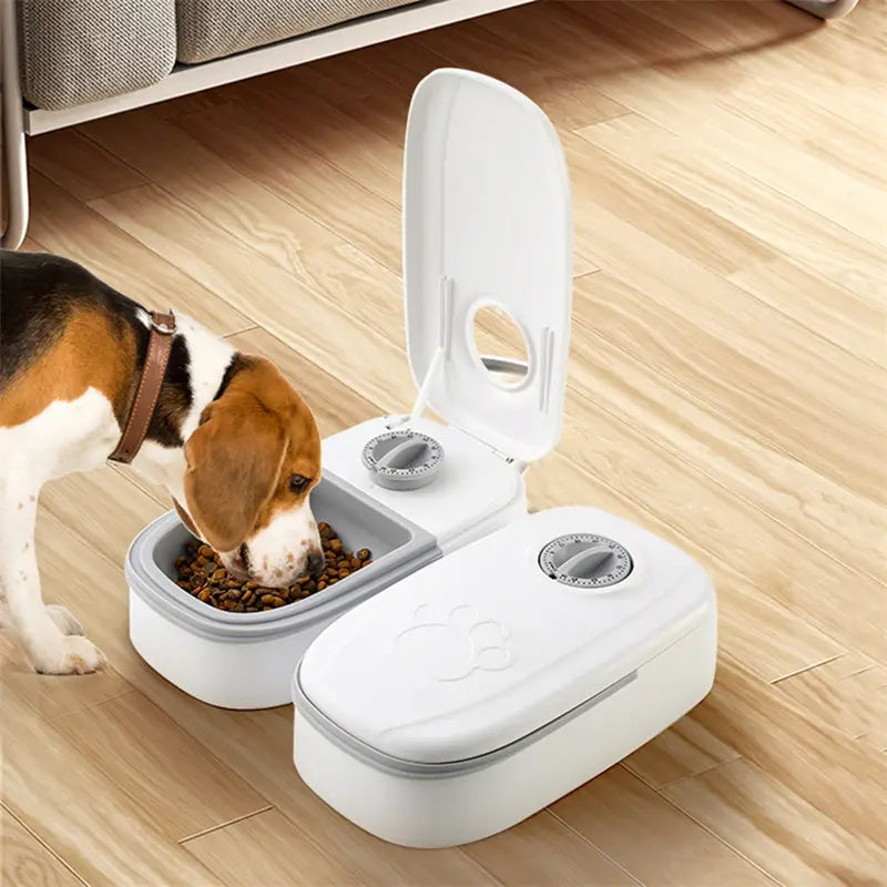 Automatic Pet Feeder Smart Food Dispenser For Cats Dogs Timer Stainless Steel Bowl Auto Dog Cat Pet Feeding Pets