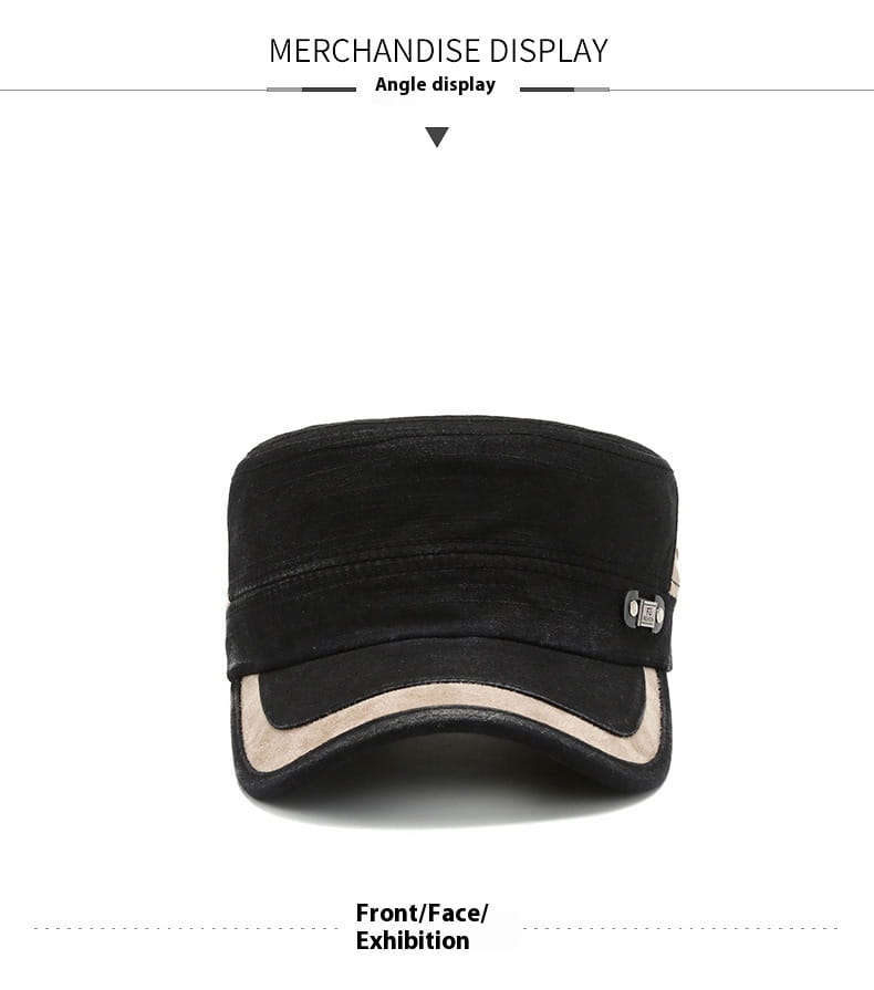 Men’s Youth Spring And Autumn Hat Short Brim