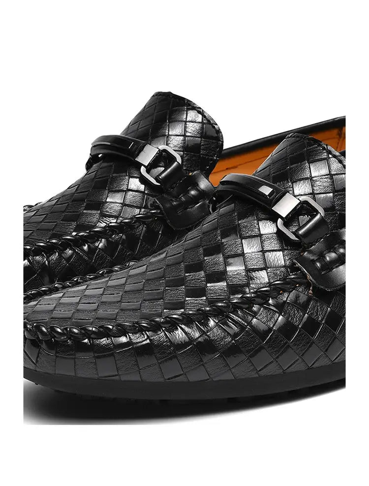 Men’s Casual Leather Shoes Flat Heel