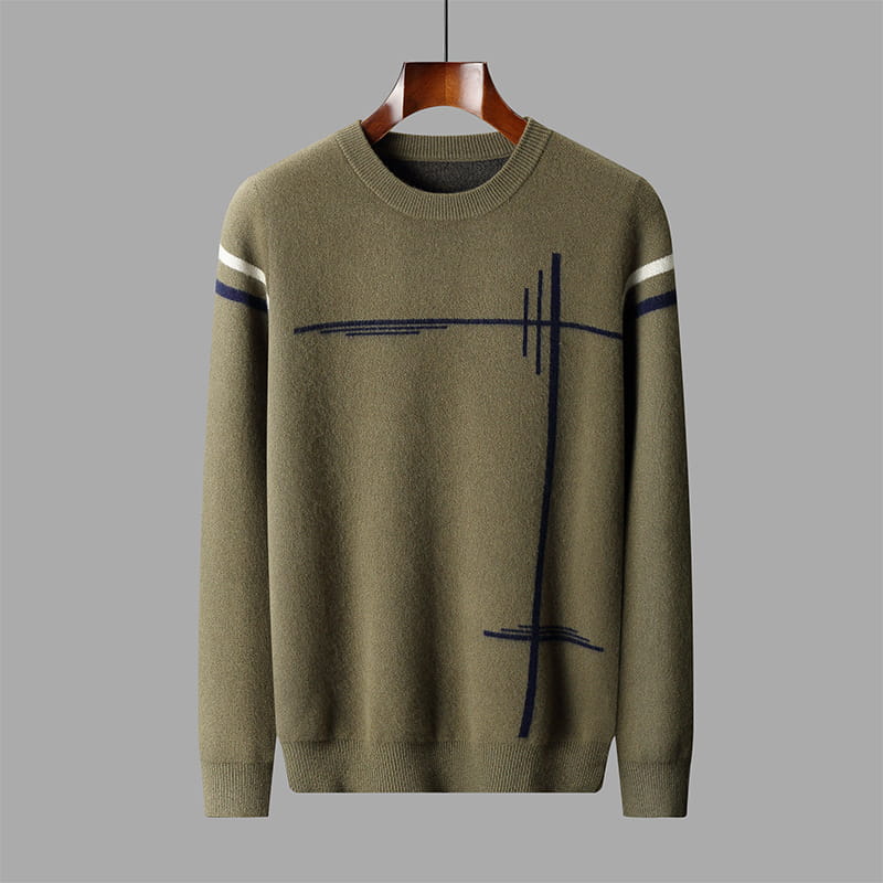 Fashion Men’s Warm Leisure Woolen Sweater
