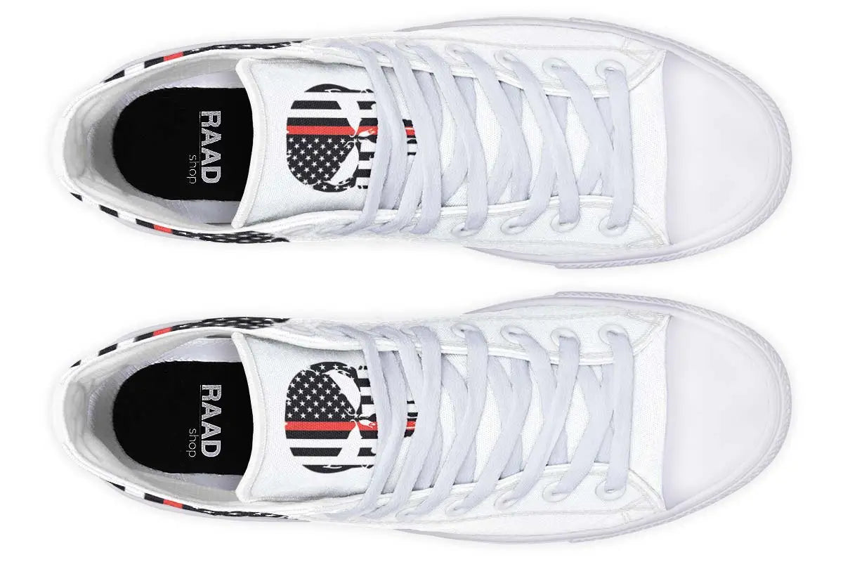 Printed Couple High-top Canvas Shoes