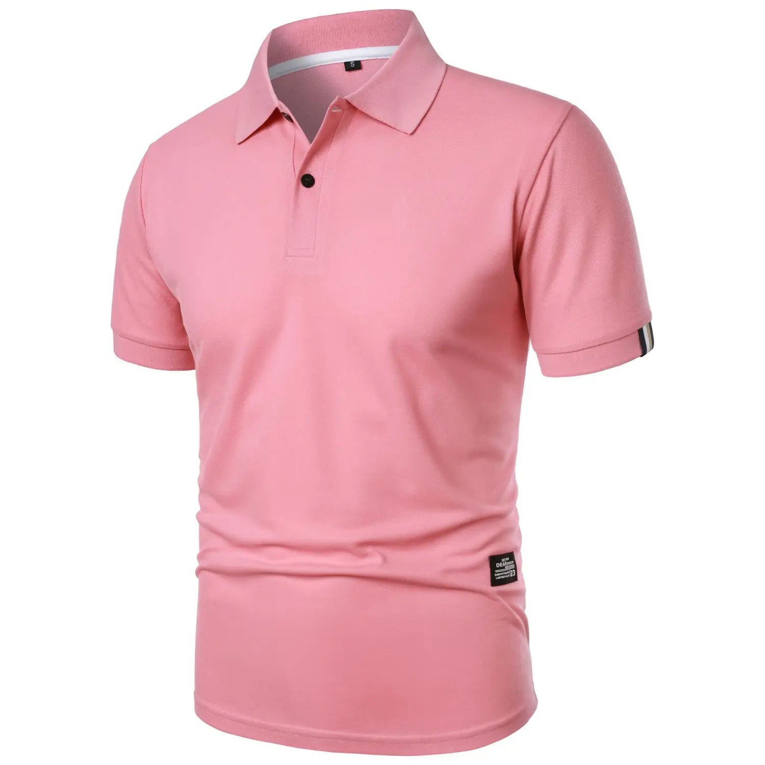 Men’s New Summer Solid Color Slim Short-sleeved Tops