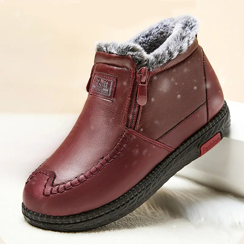 Plush Ankle Boots Winter Warm Shoes