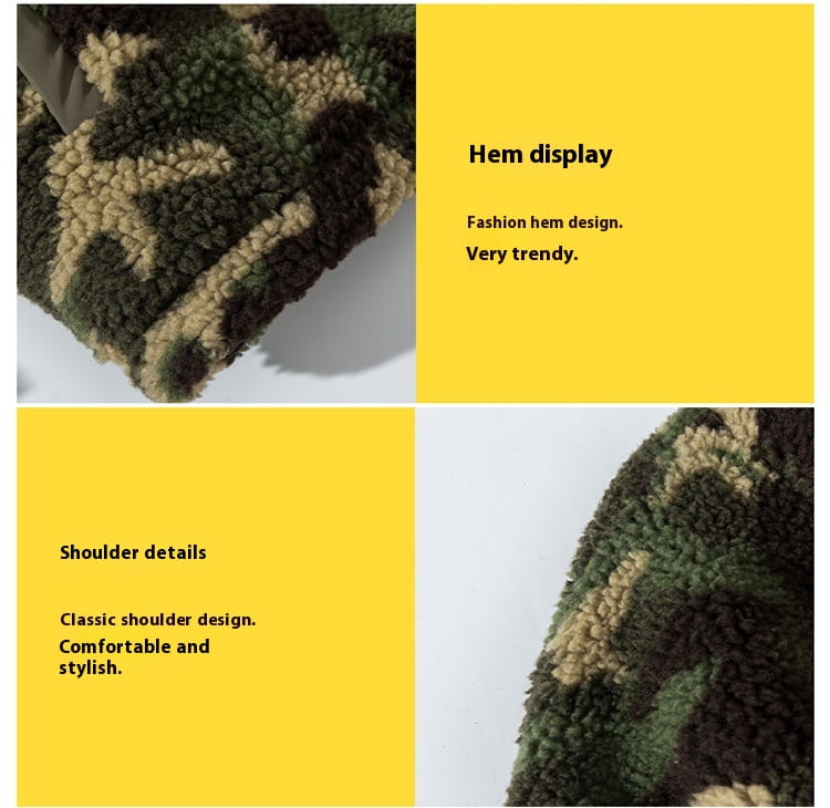 Men’s Winter Thickened Lamb Coat