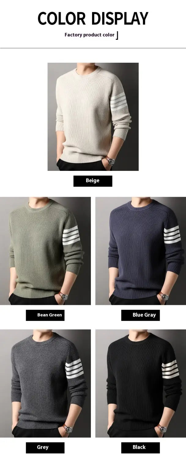 Loose-fitting Pullover Round-neck Men’s Bottoming Shirt