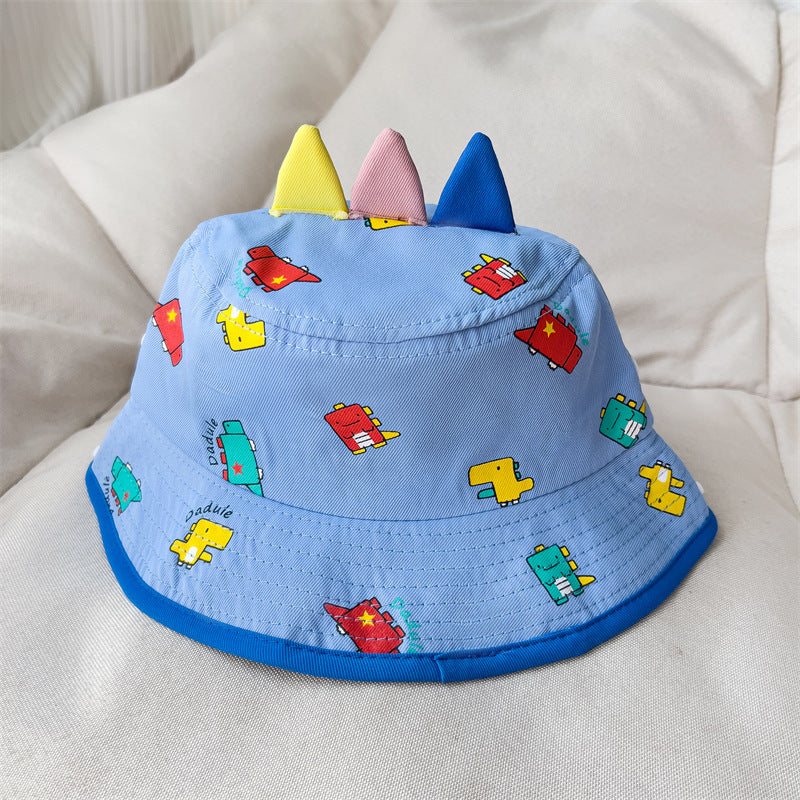 Bucket Hat Baby Spring And Autumn Thin Summer Child Sun-proof Sun Protection Sun Hat