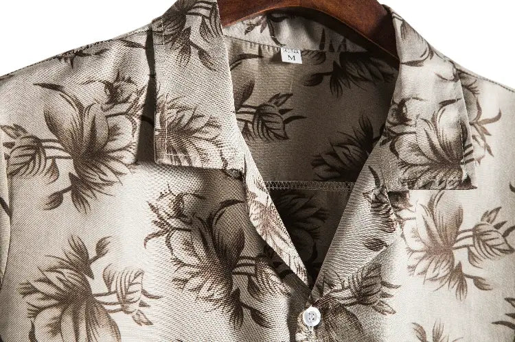 Men Short Sleeved Beach Shirts