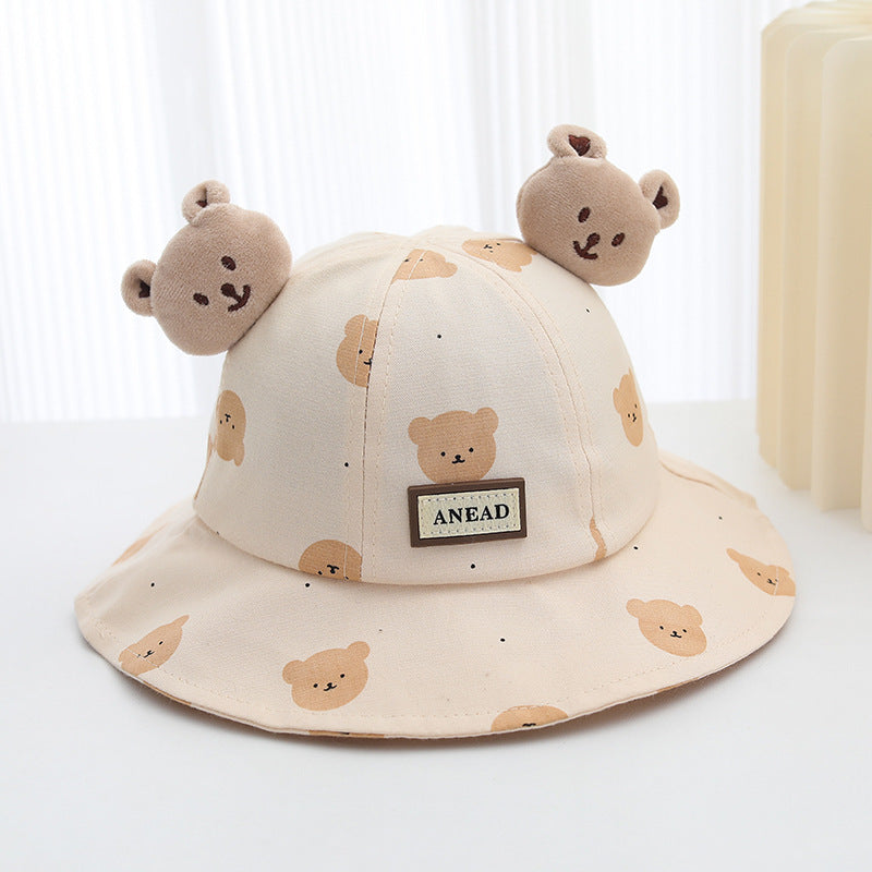 Bucket Hat Baby Spring And Autumn Thin Summer Child Sun-proof Sun Protection Sun Hat