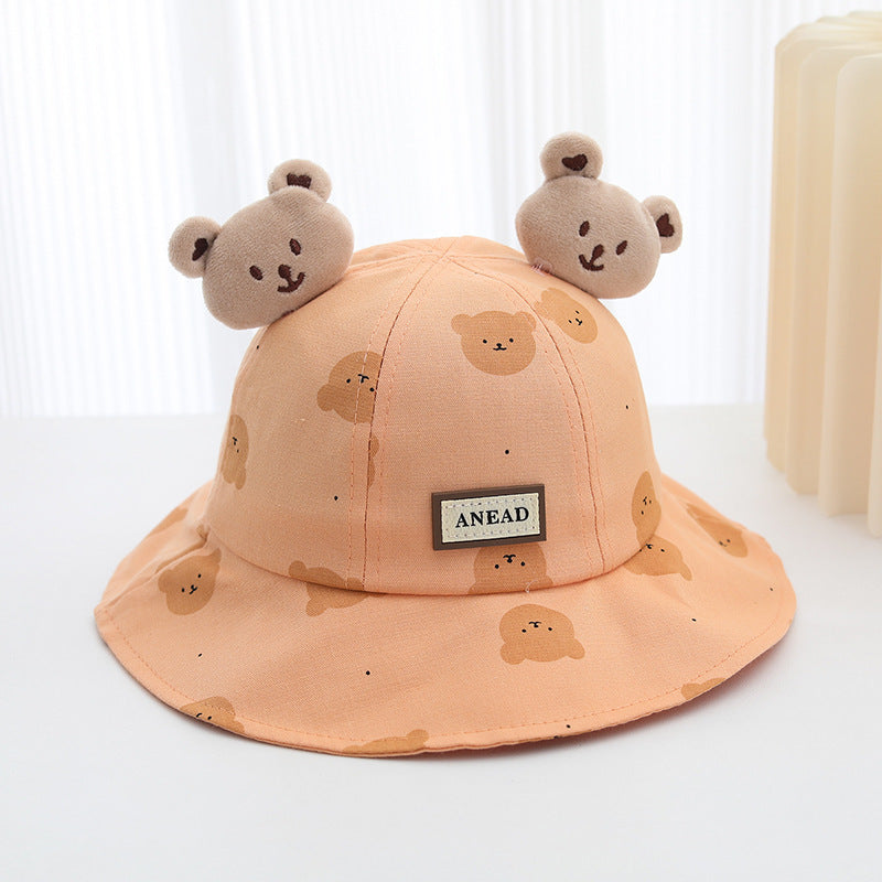 Bucket Hat Baby Spring And Autumn Thin Summer Child Sun-proof Sun Protection Sun Hat