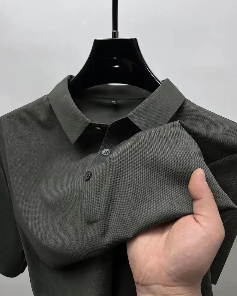 High-end Camouflage Ice Silk Short Sleeve T-shirt Men’s Shirt