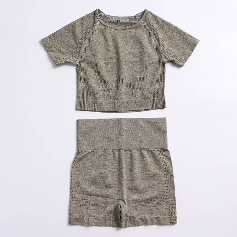 Seamless Knitted Yoga Clothes Women