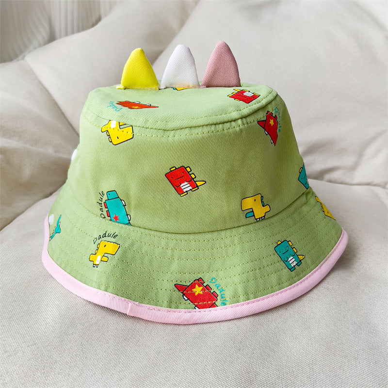 Bucket Hat Baby Spring And Autumn Thin Summer Child Sun-proof Sun Protection Sun Hat