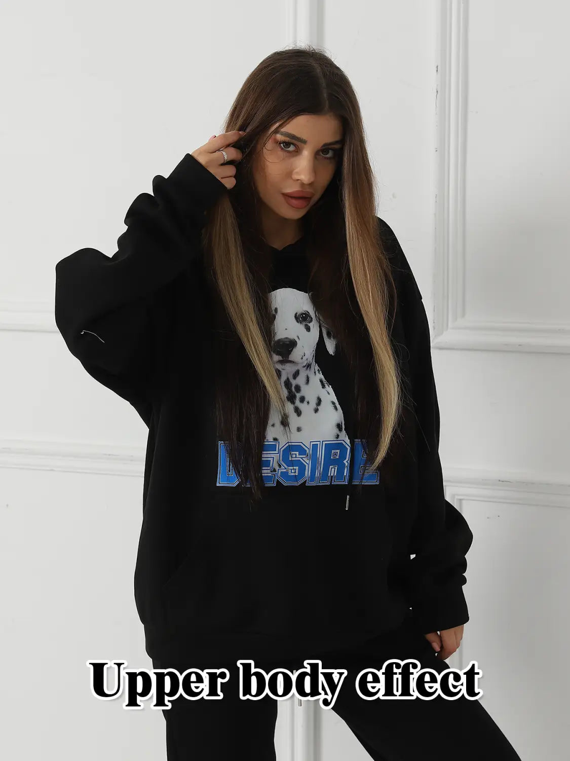 Women’s Fashionable Casual Printed Long Sleeved Sweatshirt