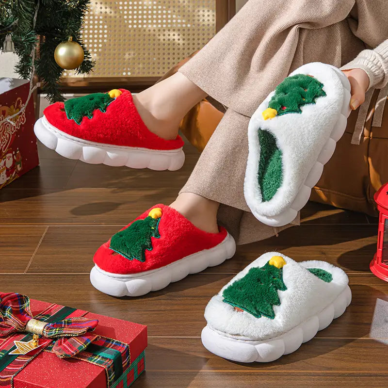 Christmas Tree Women’s Home Slippers