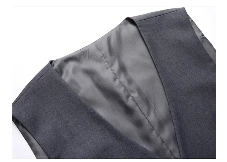 Casual Men’s Suit Set Slim Fit Formal Groom Wedding Dress