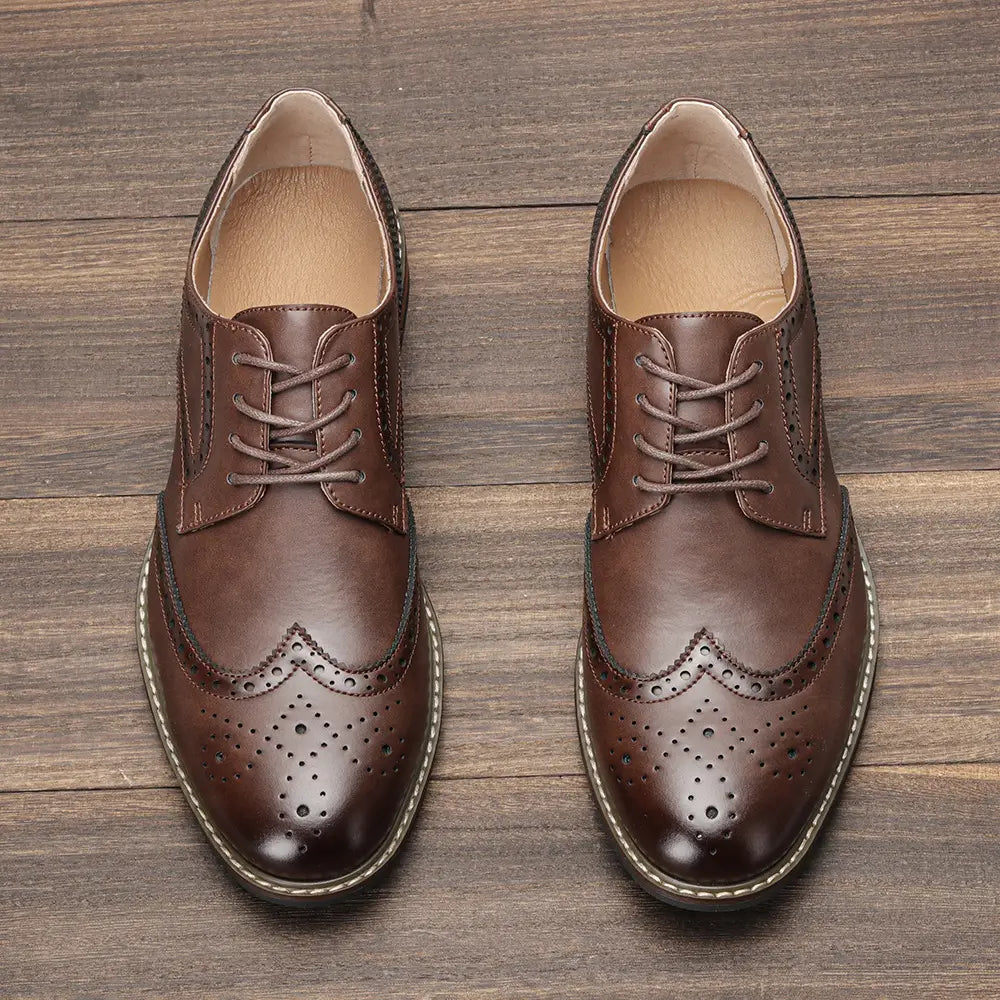 Classic Brogue Business Shoes Men