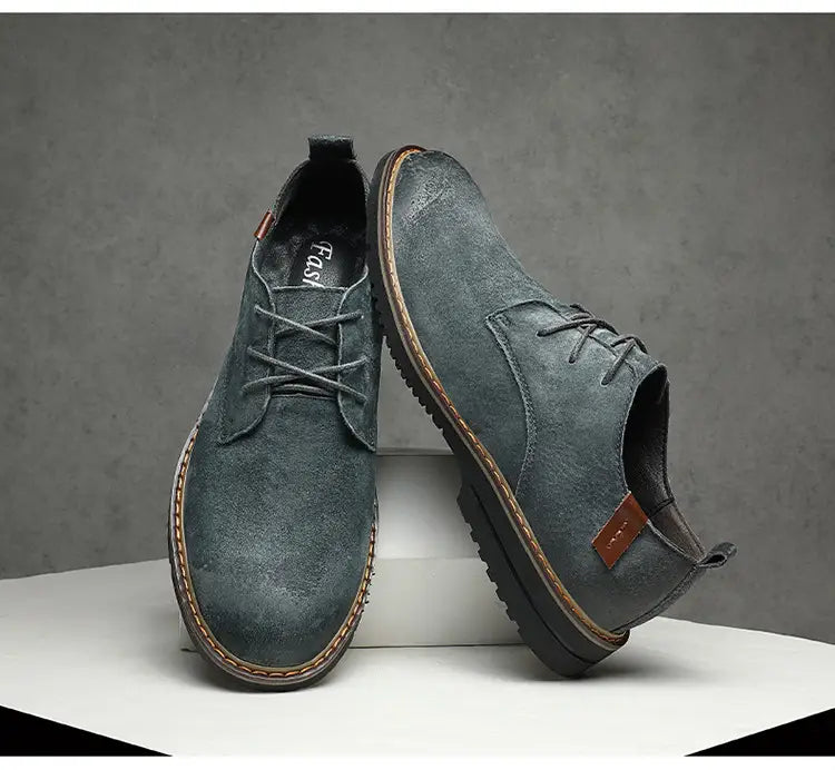 Plus Size Spring New Men’s Casual Leather Shoes