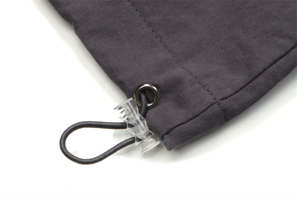 High Street Design Patch Five-pointed Star Stand Collar Zipper Coat For Men