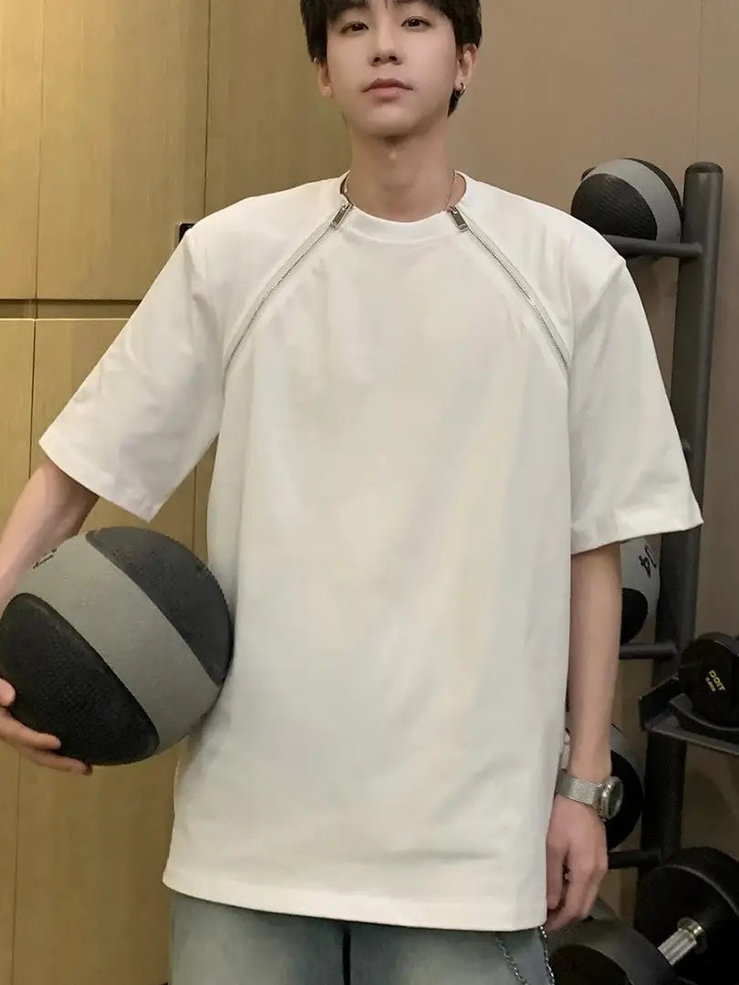 Men’s Casual All-match Round Neck T-shirt Top