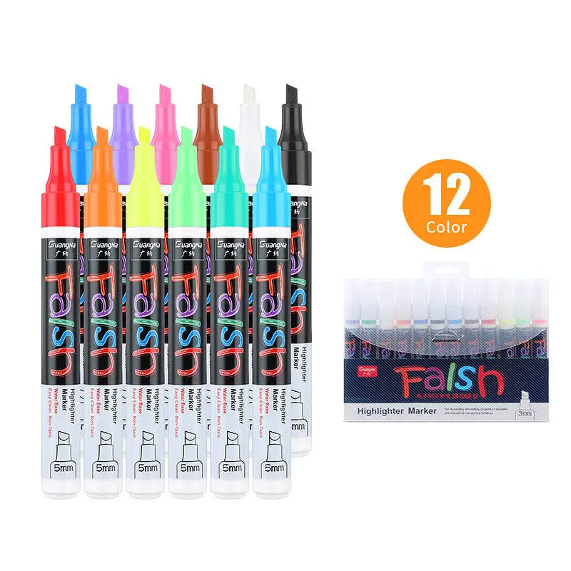 8-color electronic fluorescent plate 6MM highlighter Beyond Trends Hub