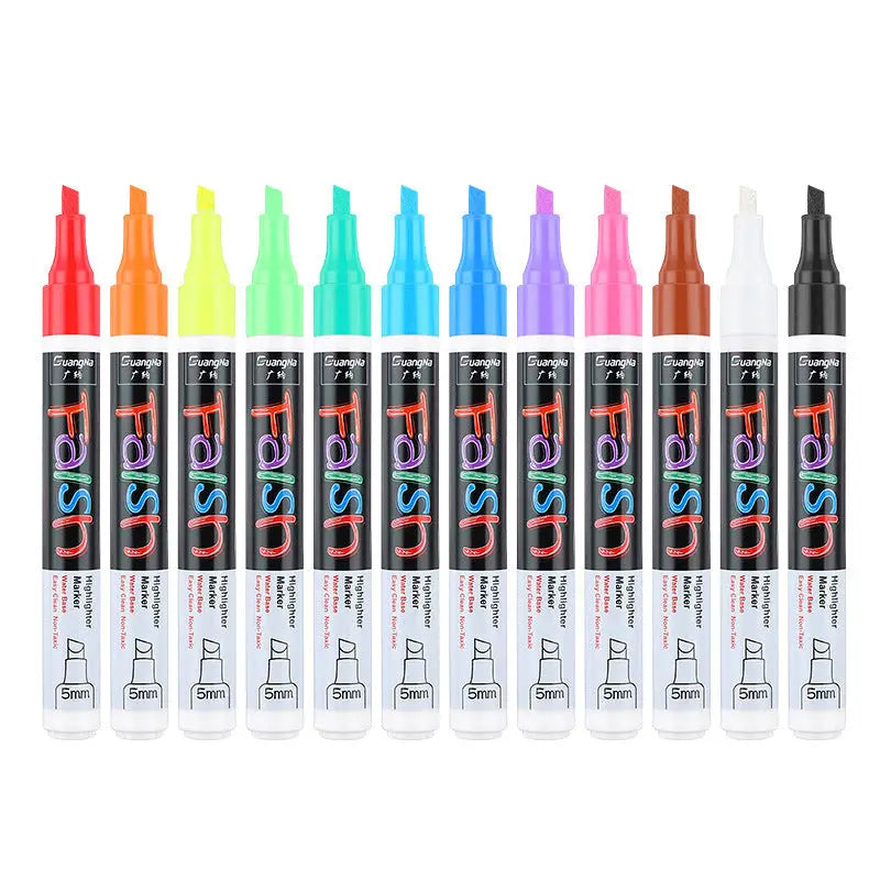 8-color electronic fluorescent plate 6MM highlighter Beyond Trends Hub