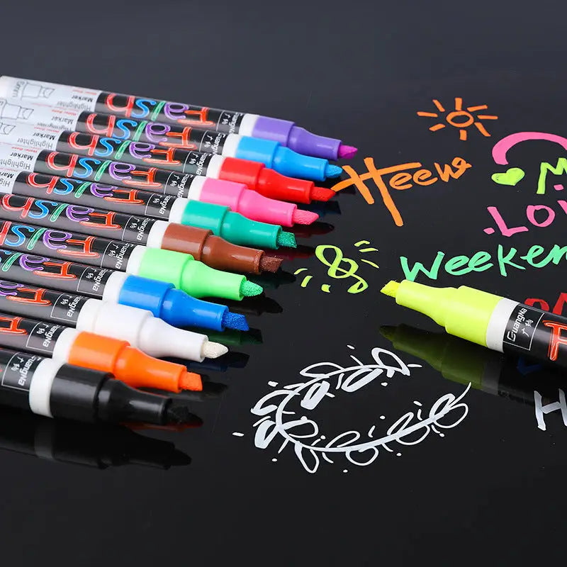8-color electronic fluorescent plate 6MM highlighter Beyond Trends Hub